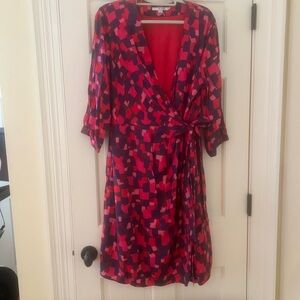 Boden Multicolor Geometric Dress